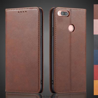 Магнитный притяжение кожаный чехол для Xiaomi Mi A1 / Xiaomi Mi 5X кобура флип чехол кошелек телефон сумки Fundas Coque