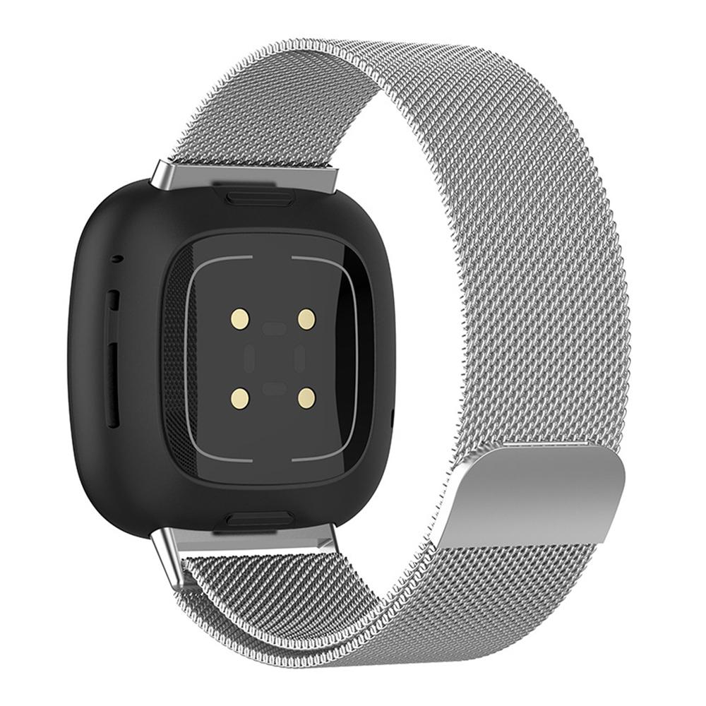 Milanese Metal Wrist Strap Replacement Smart Watch Band for Fitbit Versa 3
