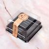 Yousheng 50 Set Cake Box Красивый внешний вид одноразовый пластиковый прозрачный квадратный контейнер для лунного торта для выпечки