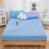 Эластичные простыни, наматрасник, мягкая хлопковая простыня, однотонное покрывало, покрывало, домашняя простыня (НЕТ наволочки )