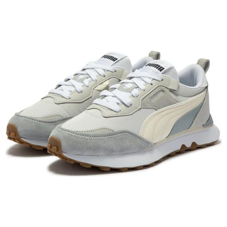 Puma Rider Future Vintage Серый Слоновая кость Унисекс Повседневная обувь 387672-25