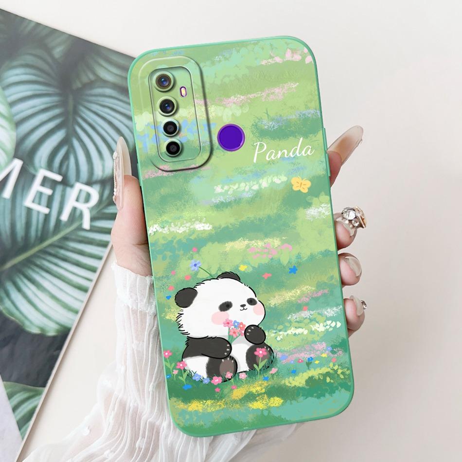 Для Realme 5 5i 5s 5 Pro Милый Мультяшный Кролик Панда Мягкий Силиконовый Чехол Для Realme5 5Pro Защита Камеры Ударопрочные Чехлы для Телефона