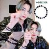 [BTS Jung Kook PICK] Onyx Sodalite Bracelet + 1 Random Photo Card