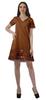 Moomaya Cotton Flex Casual Solid Beach Summer Outfit Womens Cocktail Dresses