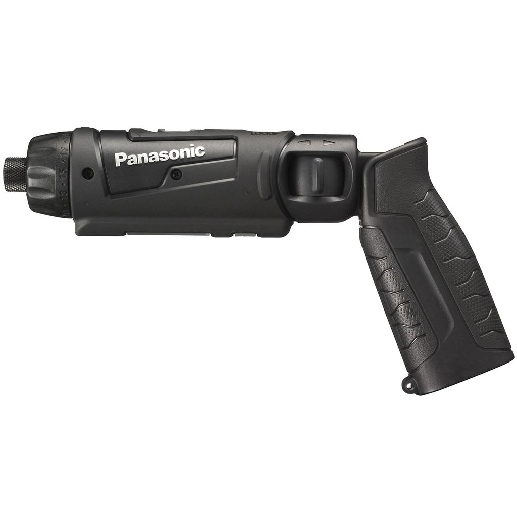 Panasonic Rechargeable Stick Drill Main Unit Only and Case Sold Compact M5 Screwdriver with Wide LED for Handheld Black EZ7421X-B Driver, 7.2V,