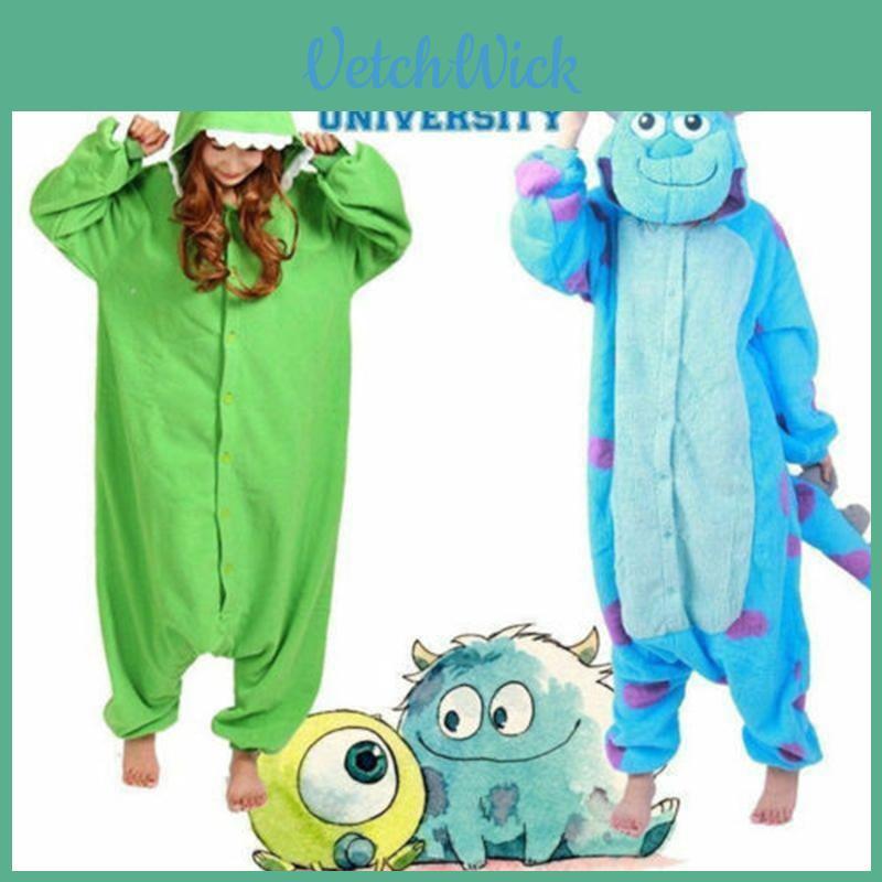 High-quality Flannel Monsters University Mike Wazowski And Sully Sleepwear For Ultimate Comfort