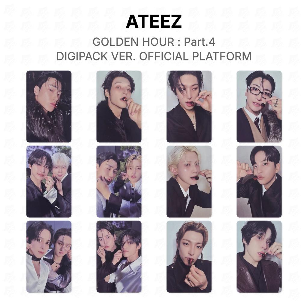 ATEEZ ЗОЛОТОЙ ЧАС : Часть 4 Версия в диджипаке. ОФИЦИАЛЬНАЯ ПЛАТФОРМА Официальная фотокарточка