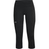 Under Armour Mileage Training Tight Fit Seven-Quarter Fitness Pants Women Bottoms Black 1362687-001