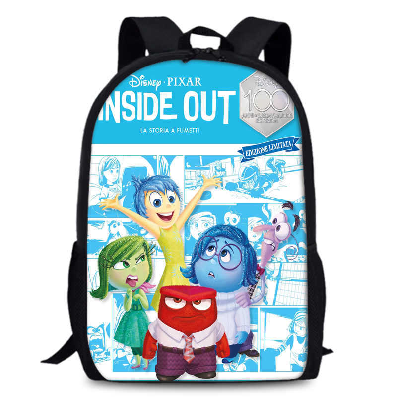 Школьный рюкзак Inside Out 2, 15-дюймовый, для ученика, рюкзак для студента, рюкзак большой вместимости