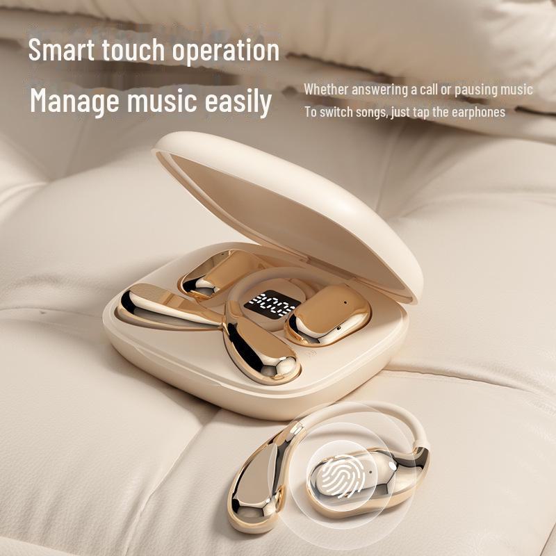 2024 Спортивные беспроводные открытые Bluetooth-наушники с разъемом Hook-Up и сверхдлительным временем работы от аккумулятора, не вставные, для использования унисекс