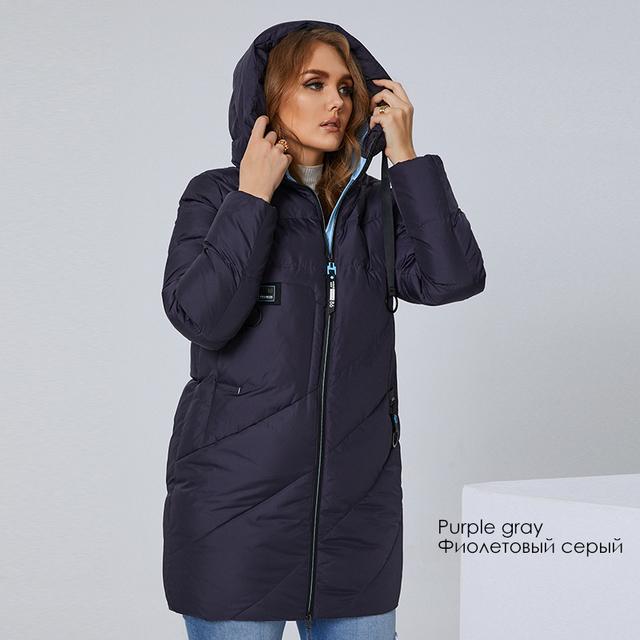 HaiLuoZi 2022 зимняя женская куртка, длинная толстая хлопковая женская куртка с большими карманами, модное женское повседневное пальто больших размеров L-4XL, 6896