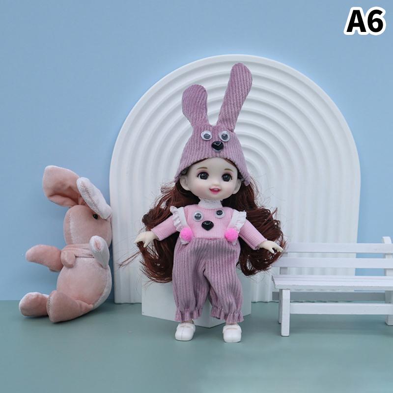 Innovative And Practical For Girls Birthday Gift Cute Princess Diy Dress Up Toys 16Cm Exquisite Mini Imitation Dolls