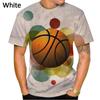 Новая модная баскетбольная футболка с 3D-принтом, персонализированные игры с мячом, мужская/женская толстовка Harajuku, повседневные топы в стиле хип-хоп