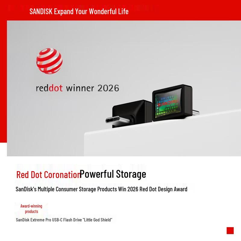 SanDisk USB-накопитель CZ530 256 ГБ Type-C USB 3.2