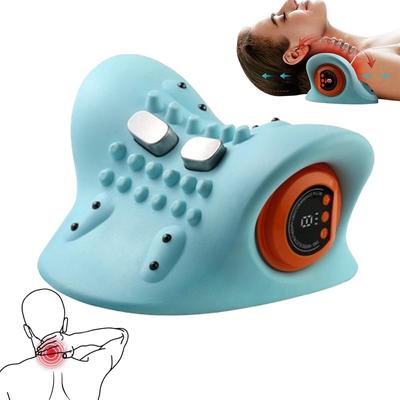 Новый массажер для шеи Hugterra Relaxer 2024, Портативная массажная подушка шиацу, Устройство для вытяжения шейного отдела позвоночника для спины, шеи и плеч