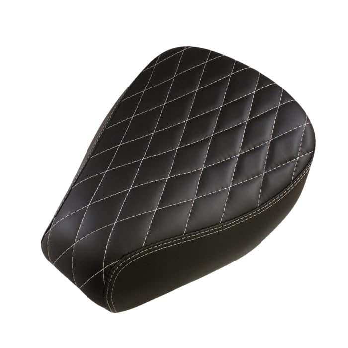 Honda Compatible Product CT125 Hunter Cub Exclusive Custom Seat JA55 JA65 Compatible with All Years Black X White Stitching Low Seat Specification