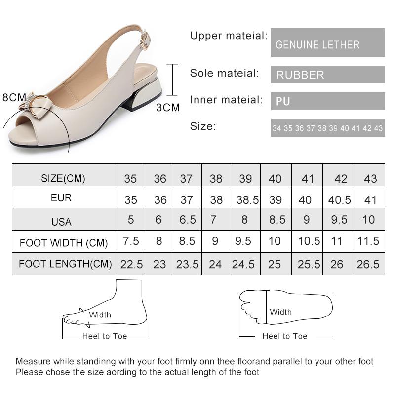 Fashion AIYUQI Women Sandals Genuine Leather 2025 Summer New Open Toe Fashion Bow Women's Sandals Fish Beak Large Size Sandals Ladies