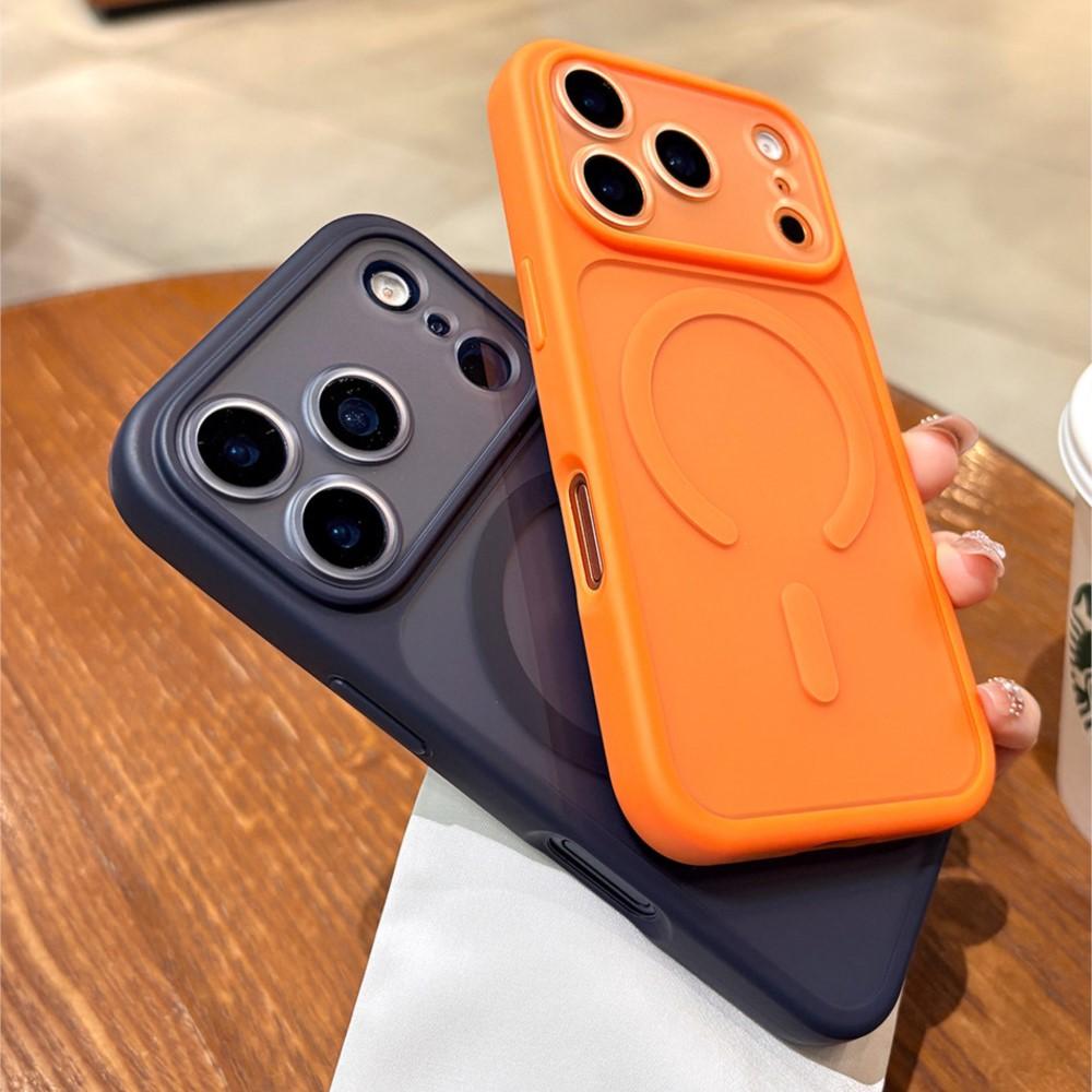 Frosted Clear For Magsafe Camera Protection Case for iPhone Air 17 16 15 14 13 Pro Max Shockproof Bumper Armor Magnetic Cover
