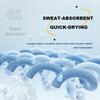 WRELS Sports Ice Silk Hairband Anti-perspirant Anti-slip Дышащая светоотражающая Бег Фитнес Эластичная потопоглощающая летняя повязка на лоб