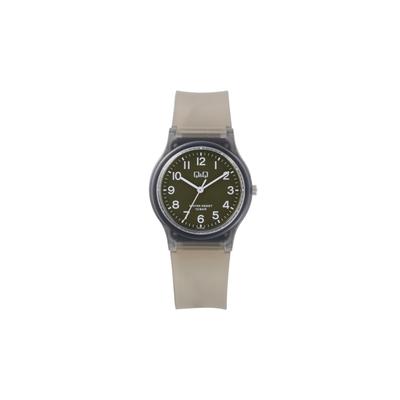 [Citizen Q&Q] Наручные часы Q&Q Analog 10 ATM Водонепроницаемый уретановый ремень V06A-517VK Черный