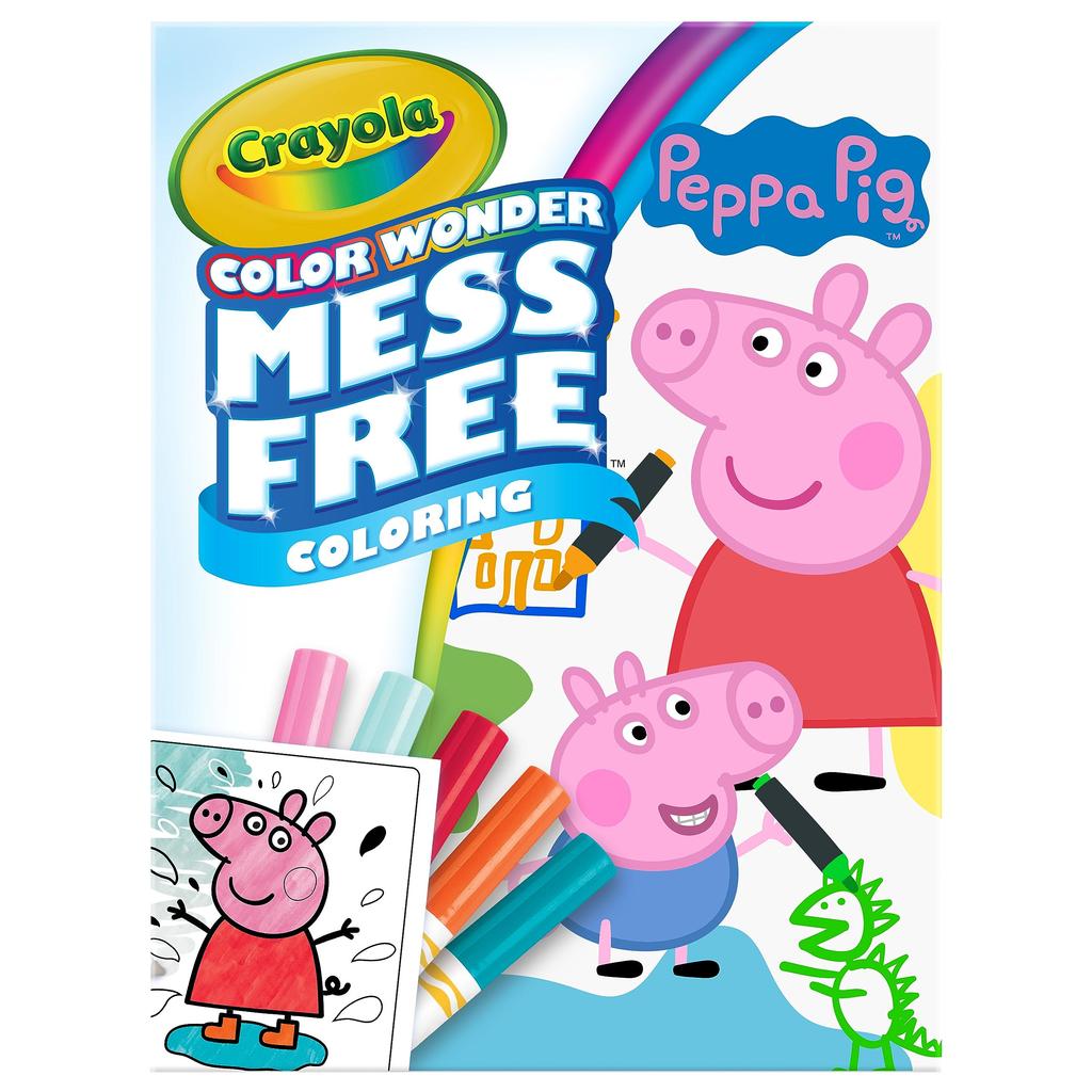 Crayola Раскраска Color Wonder Свинка и маркеры-Пеппа -75-70000