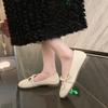 Shallow Mary Jane Shoes 2025 Spring and Summer New Versatile Flat Bottom Matching Skirt Single Shoes Four Seasons Doudou Shoes Super Soft