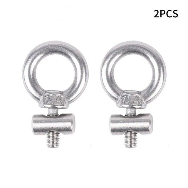 2PCS/set Awning Rail Campervan Awning Rail Stoppers 6mm Stops Hooks Stainless Steel RV Trailer Accessories Tarpaulin Stoppers