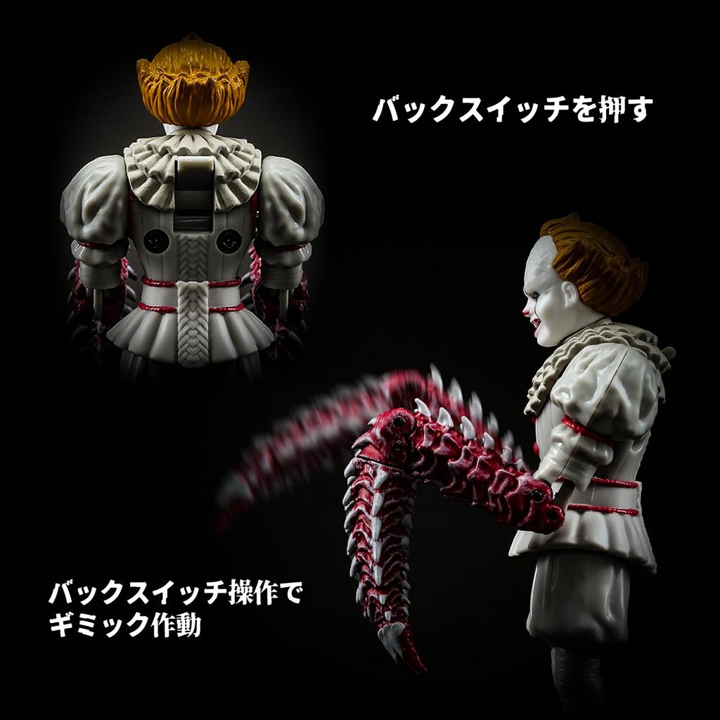 52TOYS Серия IT Пеннивайз Экшн Фигурка IT Глава Вторая Официальная Коллаборация Включает Съемную Фигурку Ужасов 3,75" (2017) Фигурка, Мерч,