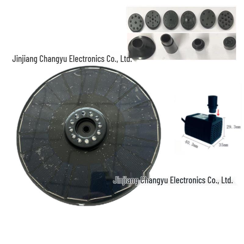 Плавающий солнечный насос для фонтана, пруда, бассейна и поилки для птиц — идеально подходит для ландшафтного дизайна и украшения сада.