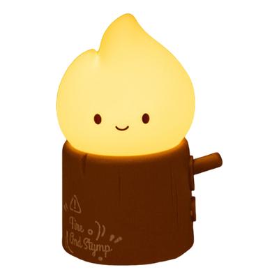 Ночник Очаровательная форма Регулируемая яркость 2 режима освещения USB-перезаряжаемый Реалистичное мерцающее пламя