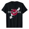 Mapa E Bandeira De Okinawa - Camiseta De Lembran?a Do Jap?o