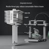 Compatible with Tuozhu A1/A1 Mini: Silver High-Flow Hotend Extruder Kit