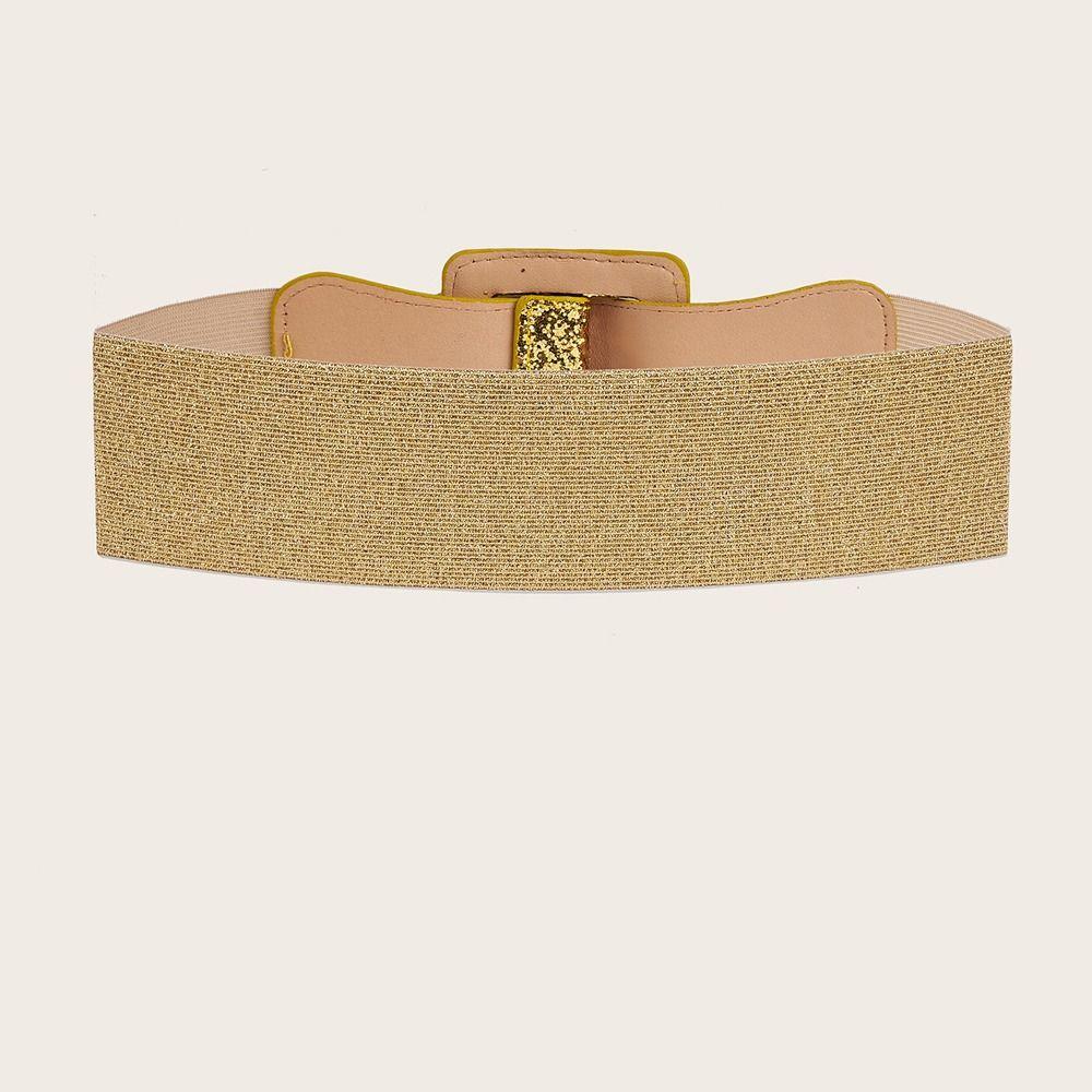 Punk Style Waist Strap Wide Waist Belts Fashion Stretch Waistband  for Women