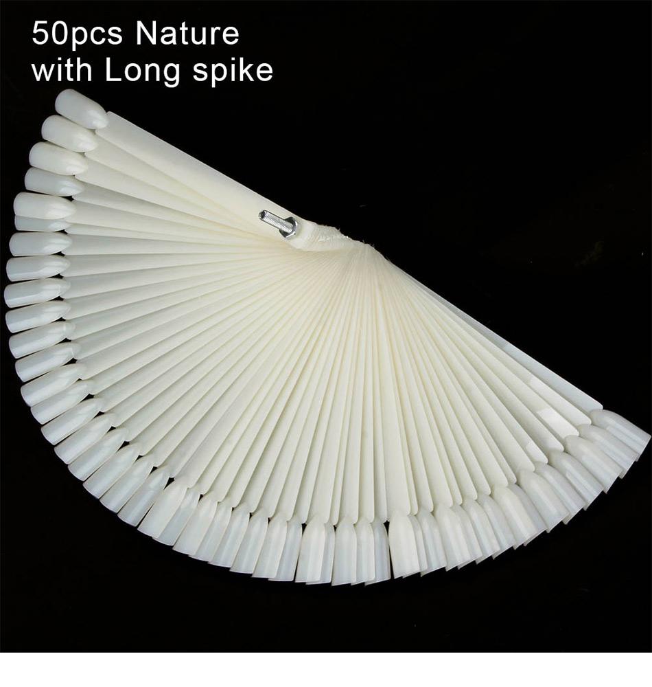 1 комплект, накладные ногти, веер, инструмент для демонстрации дизайна ногтей, прозрачная капсула для ногтей, искусственный маникюр, акриловый УФ-гель-лак