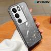 KEYSION Роскошный блестящий чехол с покрытием для VIVO V29 5G, прозрачный мягкий ТПУ, противоударная задняя крышка для VIVO V29 5G
