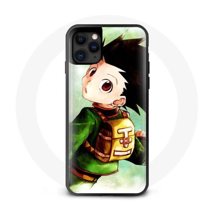 Coque Iphone 13 - Maniacase - Gon Freecss - Souple - Noir - Fan art Hunter x Hunter