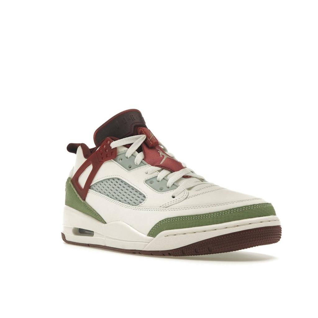Air Jordan Spizike Low Year of the Dragon Men Sneakers White Sail Oil-Green FJ6372-100