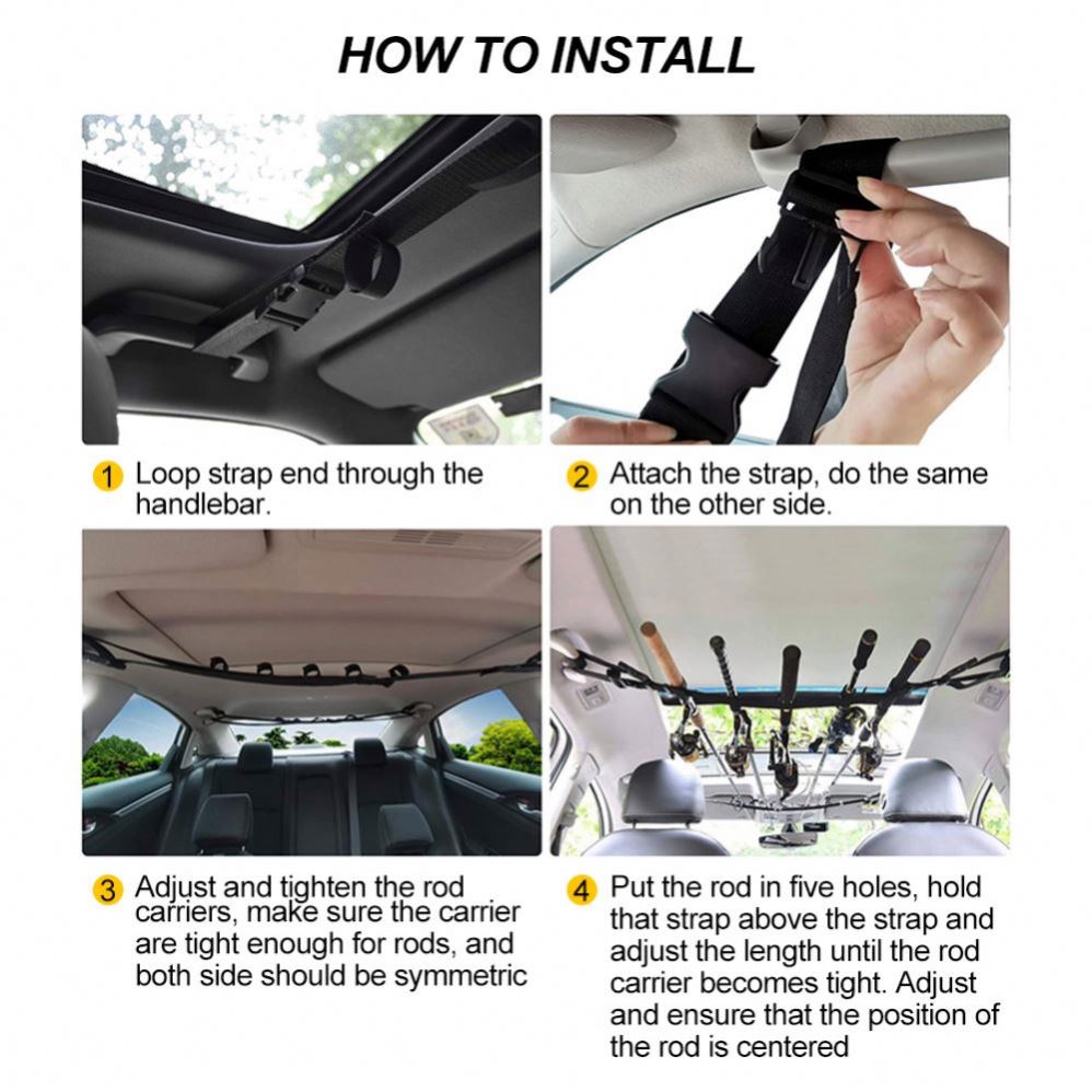 Baiyuheng Low Price Fishing Rod Rack for Car Rod Stand Fishing Rod Rack Wall Mount