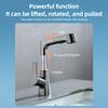 Поворотные и подъемные кухонные смесители с выдвижным распылителем, регулируемая по высоте, поворот на 360 градусов