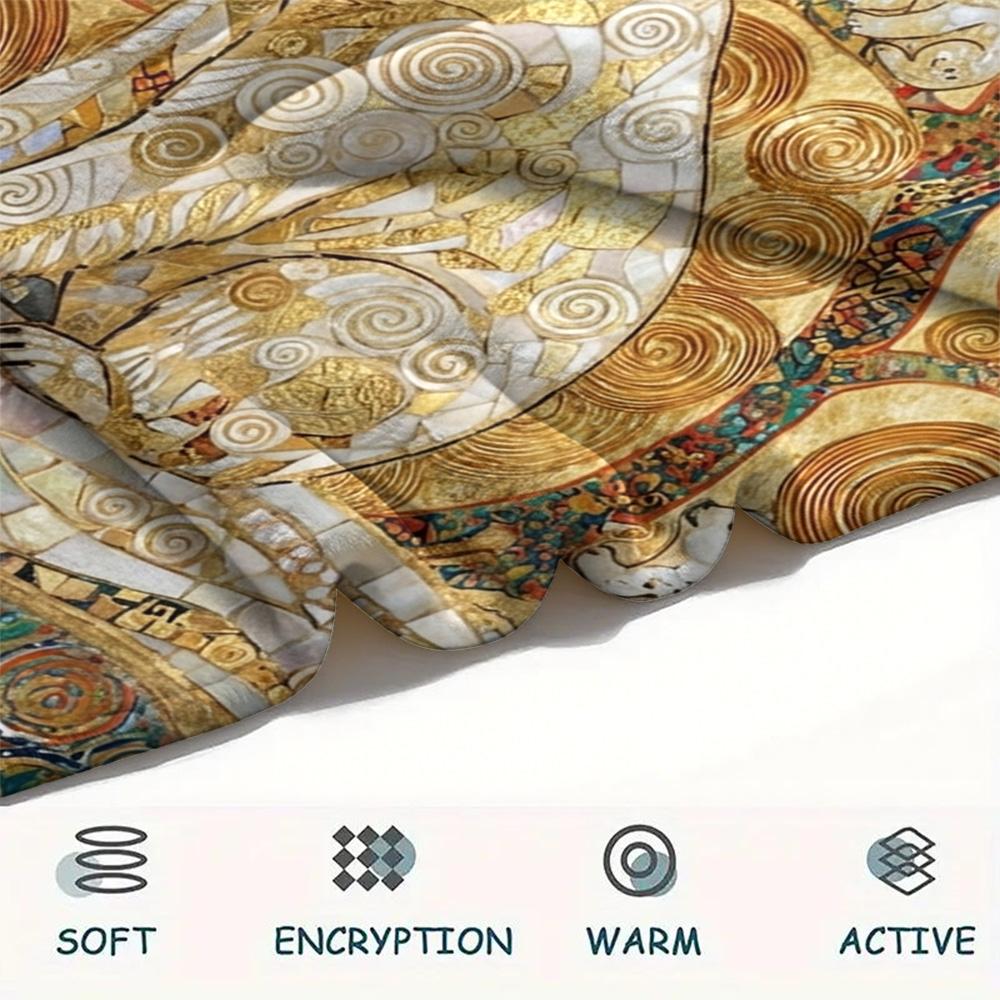 1 шт. Фланелевое одеяло с принтом «Инопланетянин на Земле», Высококачественное, Удобное для всех сезонов, Декор для дома, Тепло и уют, Идеально для Рождественских подарков