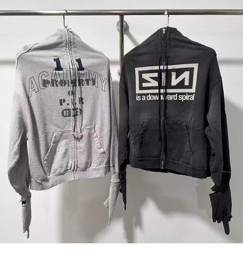 Мужская куртка Grailz Американская перчатки-трансформеры на молнии кардиган худи