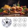 1/2/3Pcs Stainless Steel Food Decision Dice 6 Sides Barbecue Mexican American Seafood Italian Chinese Dinner Decider Dice