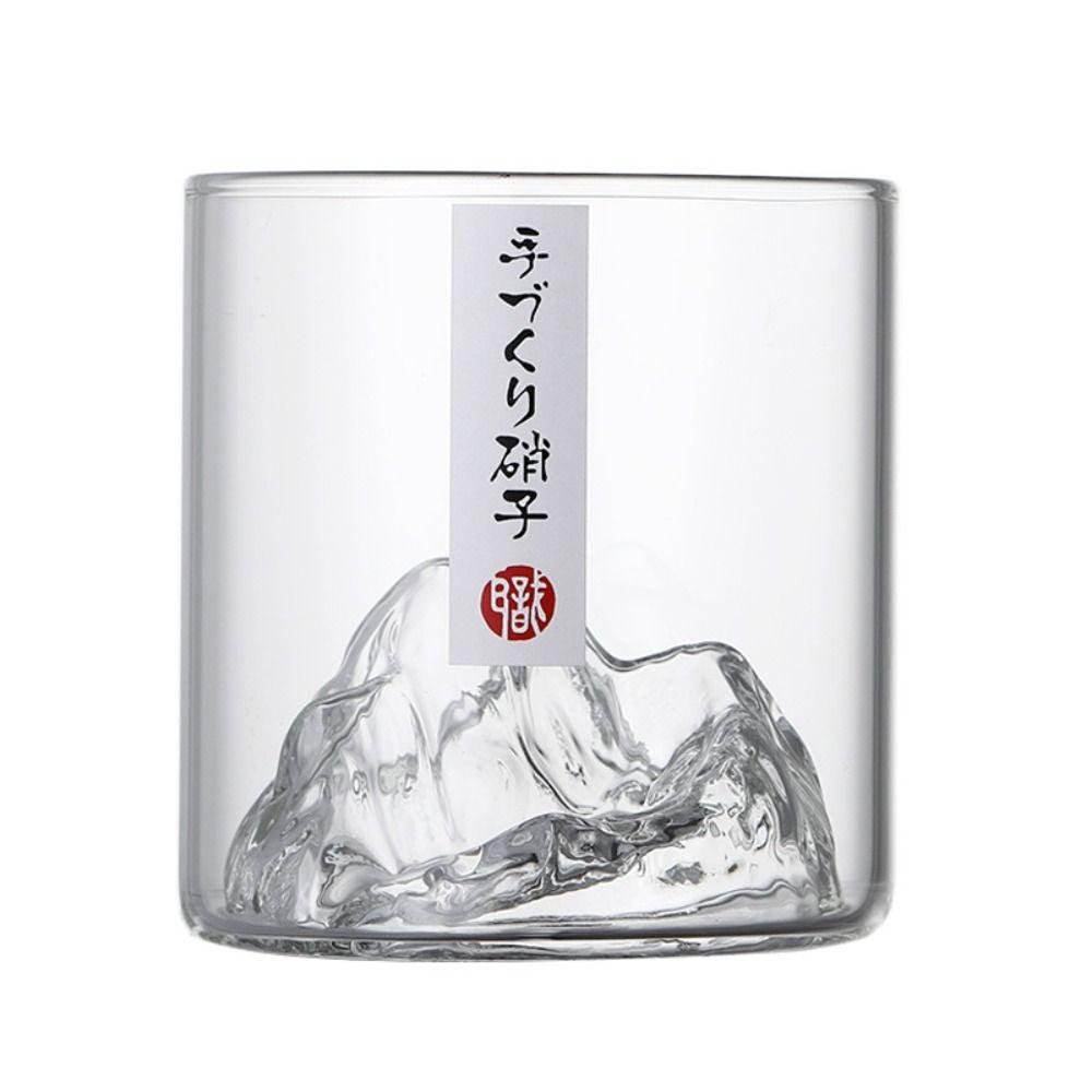 Transparent Retro Mountain Glass Creative Drinking Glasses New Small Glass Coffee Cup