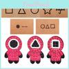 Squid Game Round Six Invitation Card Pop It Simple Dimple Stress Reliever Toys