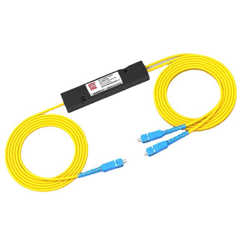 PLC-разветвитель SC APC 1x2 PLC одномодовый оптоволоконный разветвитель SC/UPC PCL-разветвитель Внутренняя оплетка для компьютерного кабеля