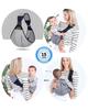 Huggy Mommy Ergonomic Baby Carrier – Compact Shoulder Carrier Lightweight & Breathable Baby Sling Wrap Kangaroo for Newborns & Toddlers