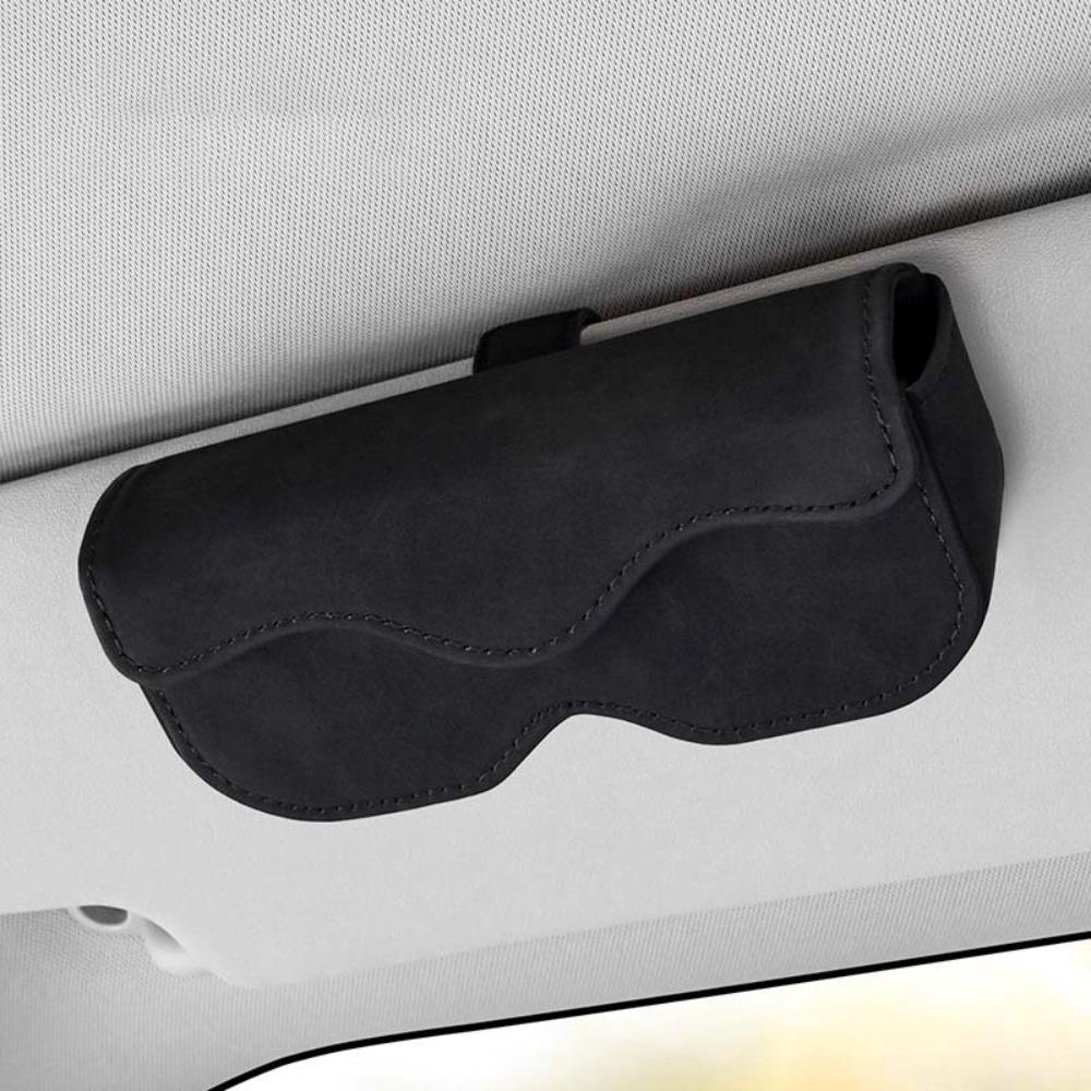 Anti-Scratch Car Eyeglasses Case Scratch Resistant Eyeglasses Holder Driving Accessory