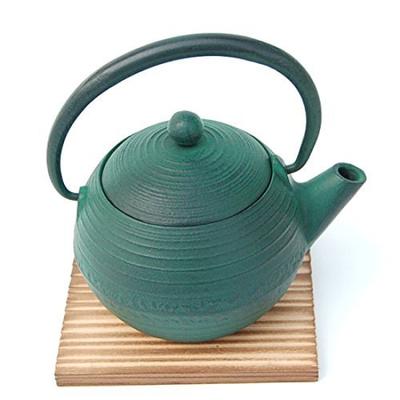 Чайник Tekki Thousand Striped 130 x 100 x Высота 130 мм 680 г Деревянная подставка на фотографии не может быть включена, так как она не входит в [Узор Nanbu] 0,3 л