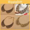 Alloy Hollow Carved Out Fashionable Temperament Collar Necklace Accessory