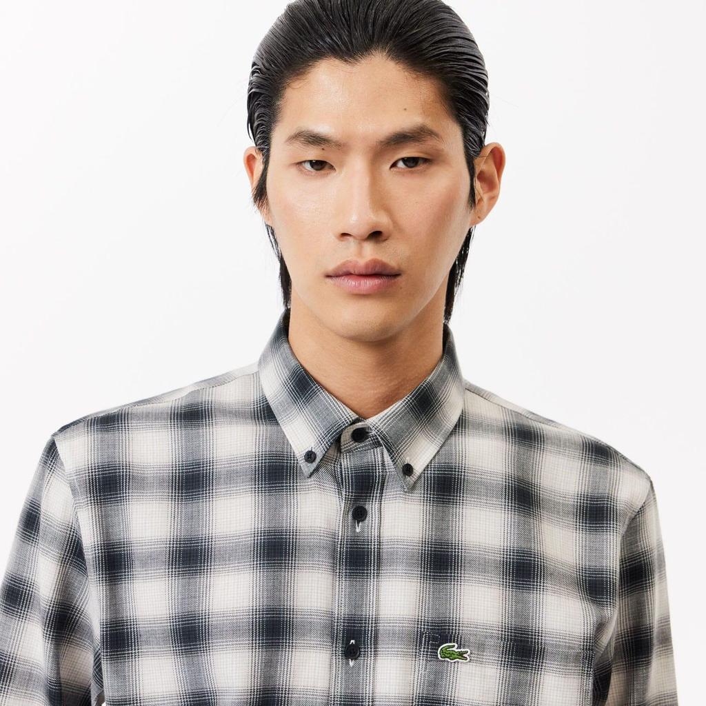 Lacoste Mens Flannel Regular Shirt